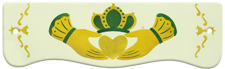 Claddagh on White Large Holder